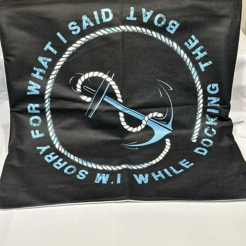 Boat Throw Pillow Covers 4-Pack 15 Blue/White Decor Nautical‎ Anchor Ocean Sail